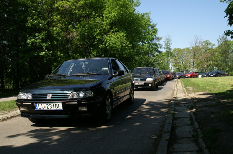 Wiosenny spot Lo&#380;y, wyjazd spod Skansenu.