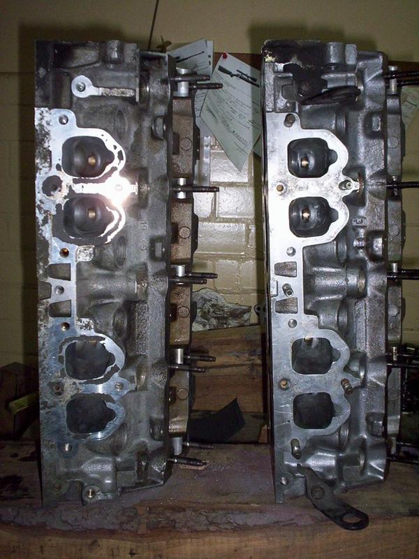 Z lewej glowica XU9JAZ z prawej XU9JA1 splanowana 4,5mm (zlom)